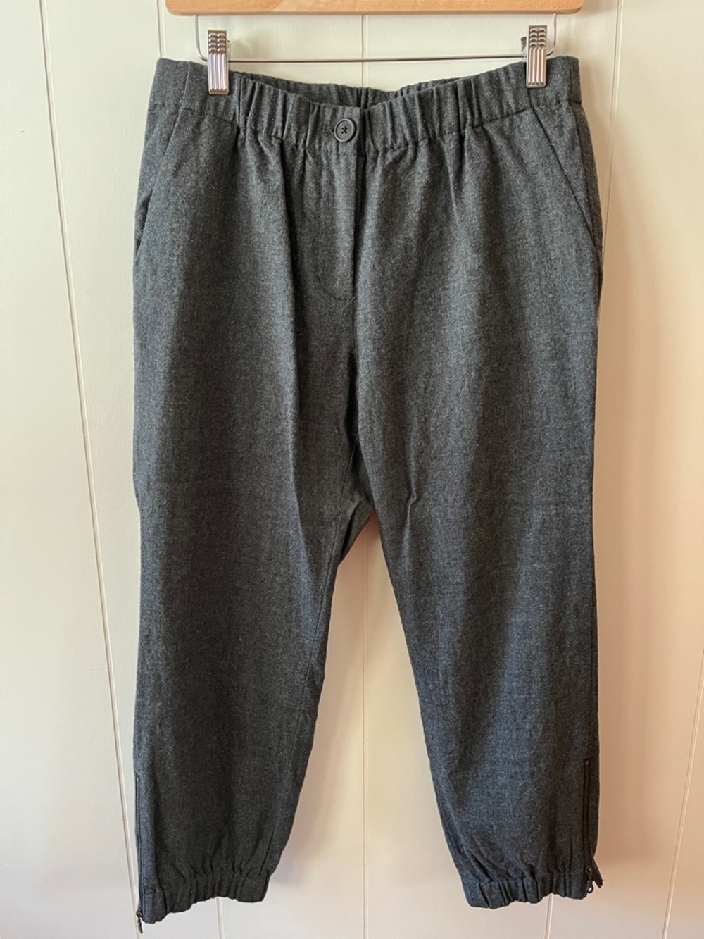 J. Crew Charcoal Gray Wool Jogger Trouser
